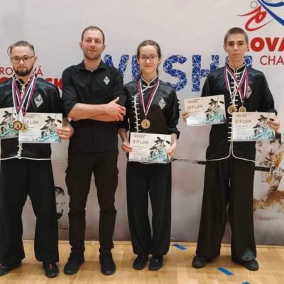 Naši Wushu Majstri z Bytče majú 4 medaily z Majstrovstiev Slovenska 2024